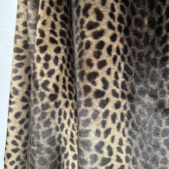 Vintage Faux Fur Animal Leopard Print Coat – Luxe & Posh - Medium - Picture 5 of 7